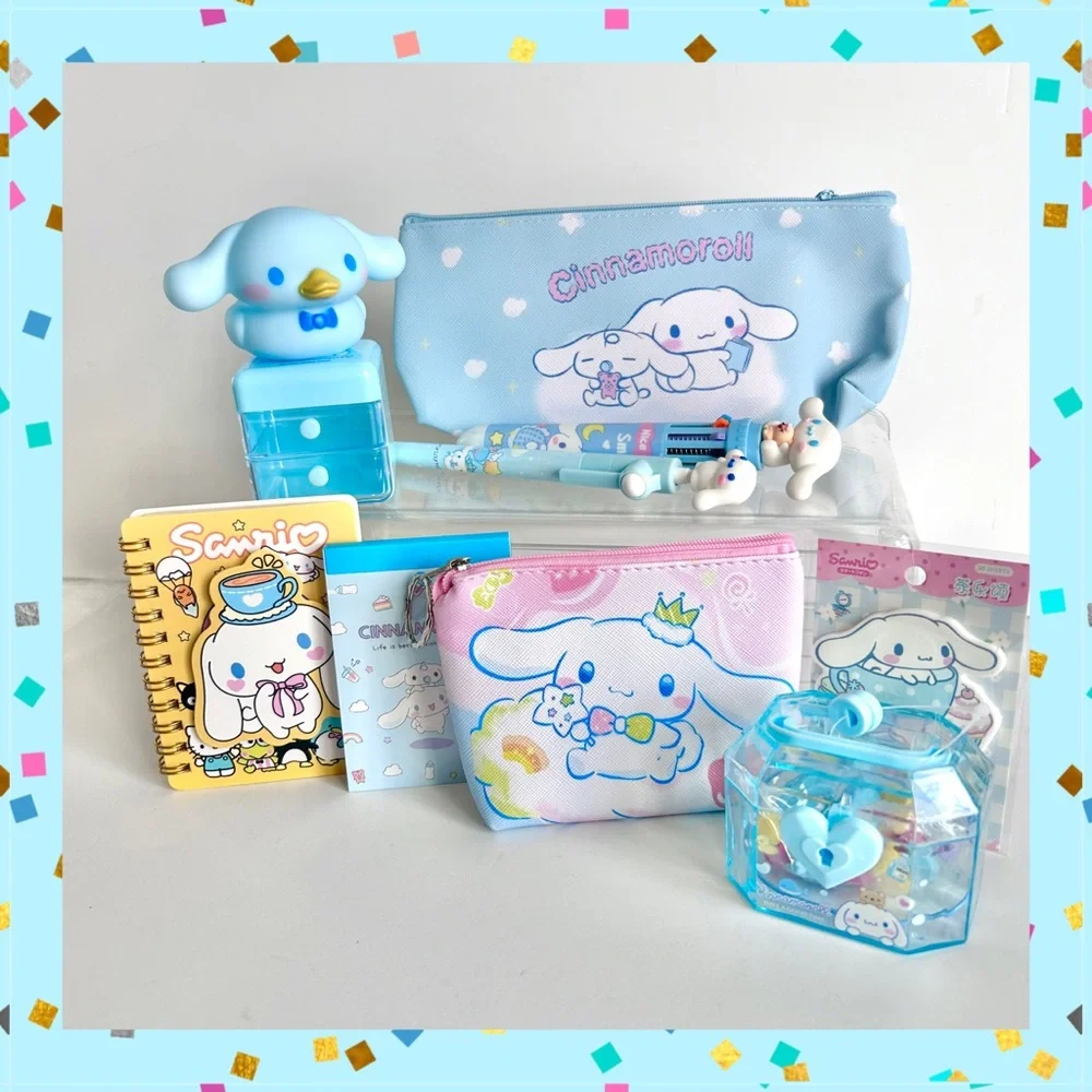 🩵(CIN325) Cinnamoroll Adorable 10-Piece Pencil Case Bundle! - Picture 1 of 7